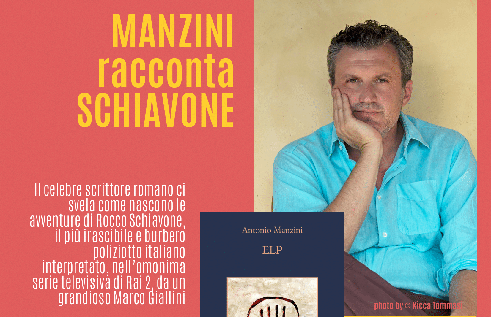 Poli - Ospite d'eccezione: Antonio Manzini racconta il suo Rocco Schiavone  - La Tiburtina